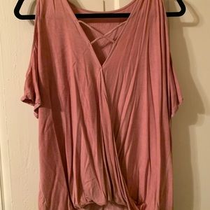 American Eagle Blush pink shirt